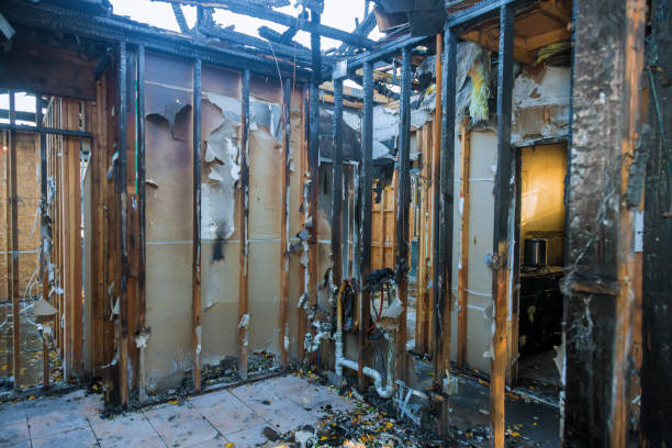 Professional Emergency Fire Cleanup technician working in East Troy, WI